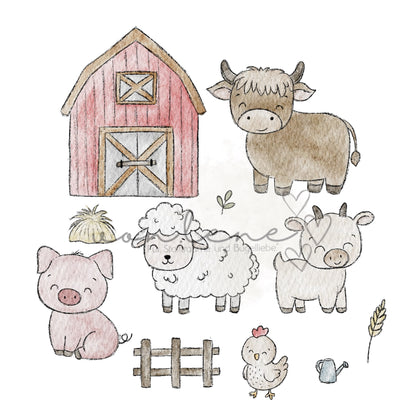 Bauernhof digitales Design