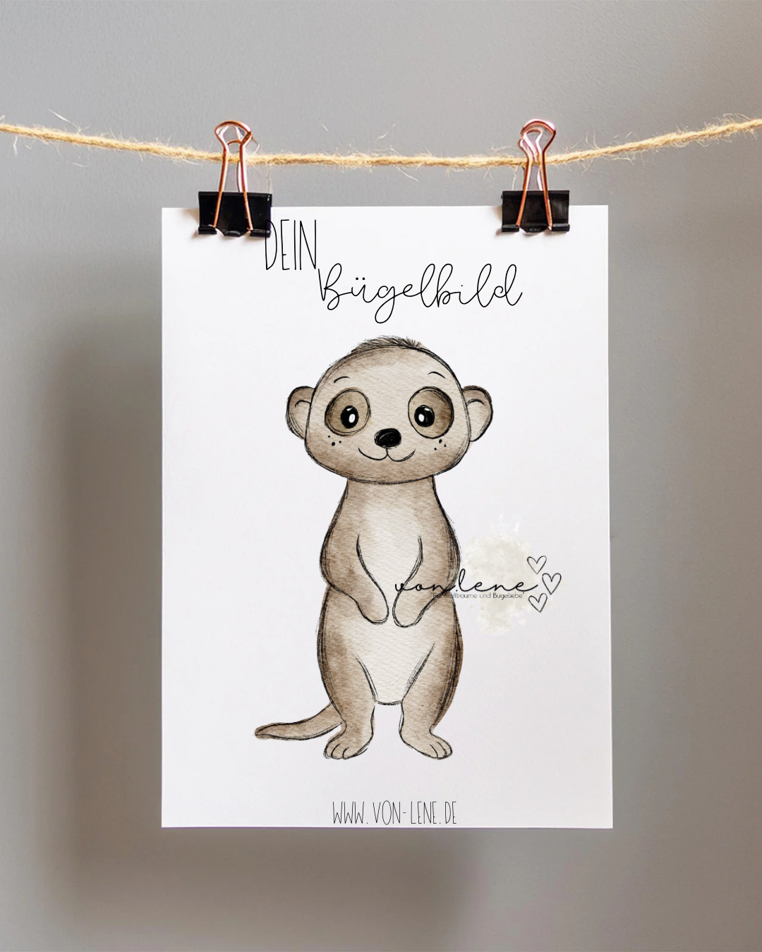 Bügelbild groß Fredchen