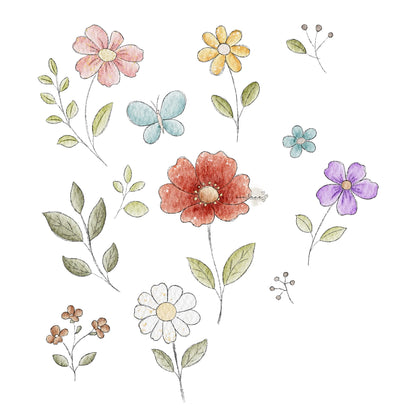 Blumenwiese digitales Design