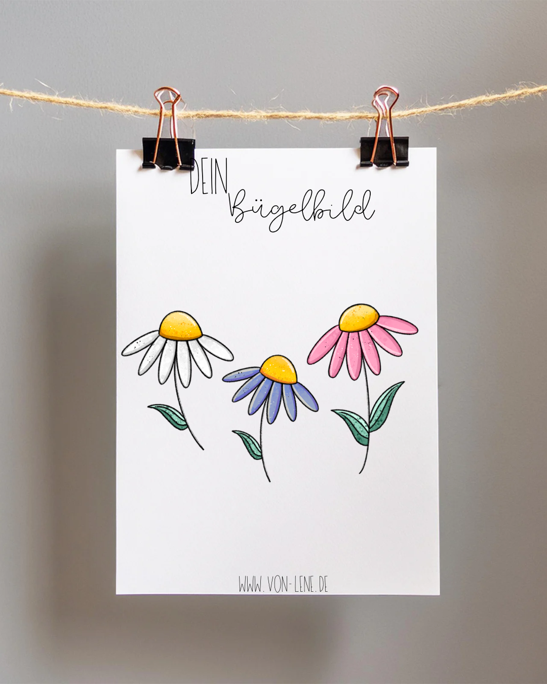 Bügelbild maxi Frühlingsgeflüster Blumenfreunde