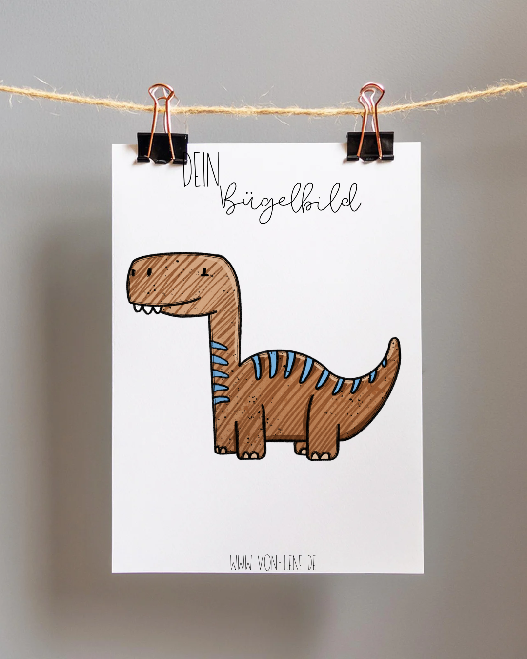 Bügelbild groß Rex