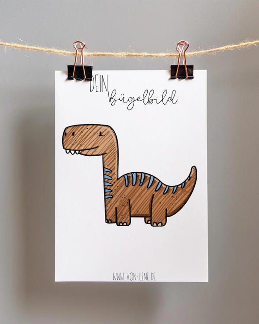 Bügelbild groß Rex