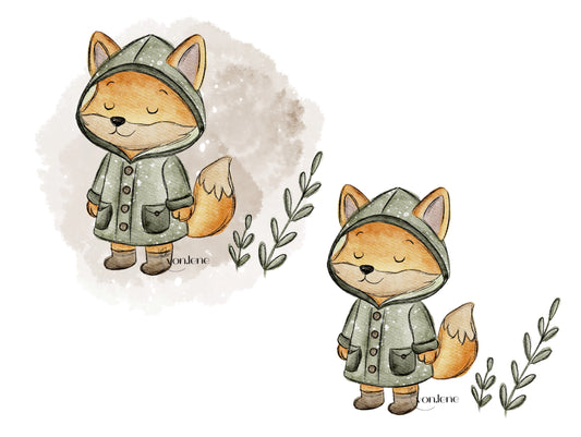 Regenfuchs Digital PNG