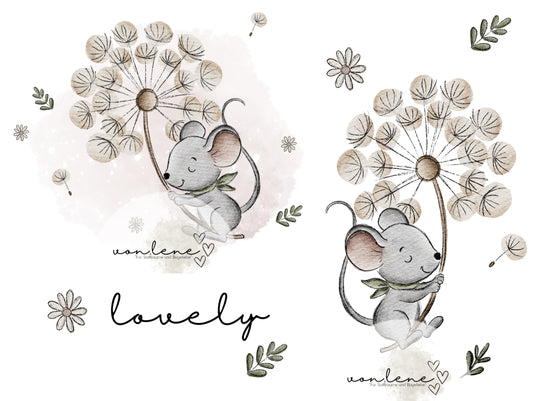 Pusteblume Maus Digital PNG