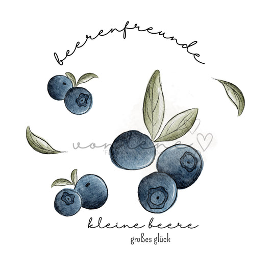 Blaubeere Digital PNG