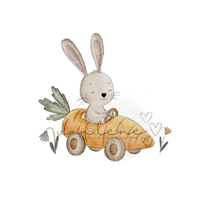 Hasenrennen Design Digital inkl. PNG Datei
