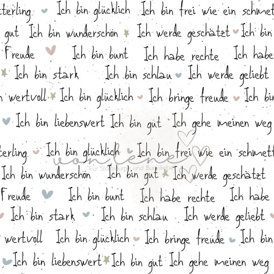 Affirmation Kinder digitales Design nicht exklusiv