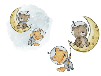 Astronauten digitales Design