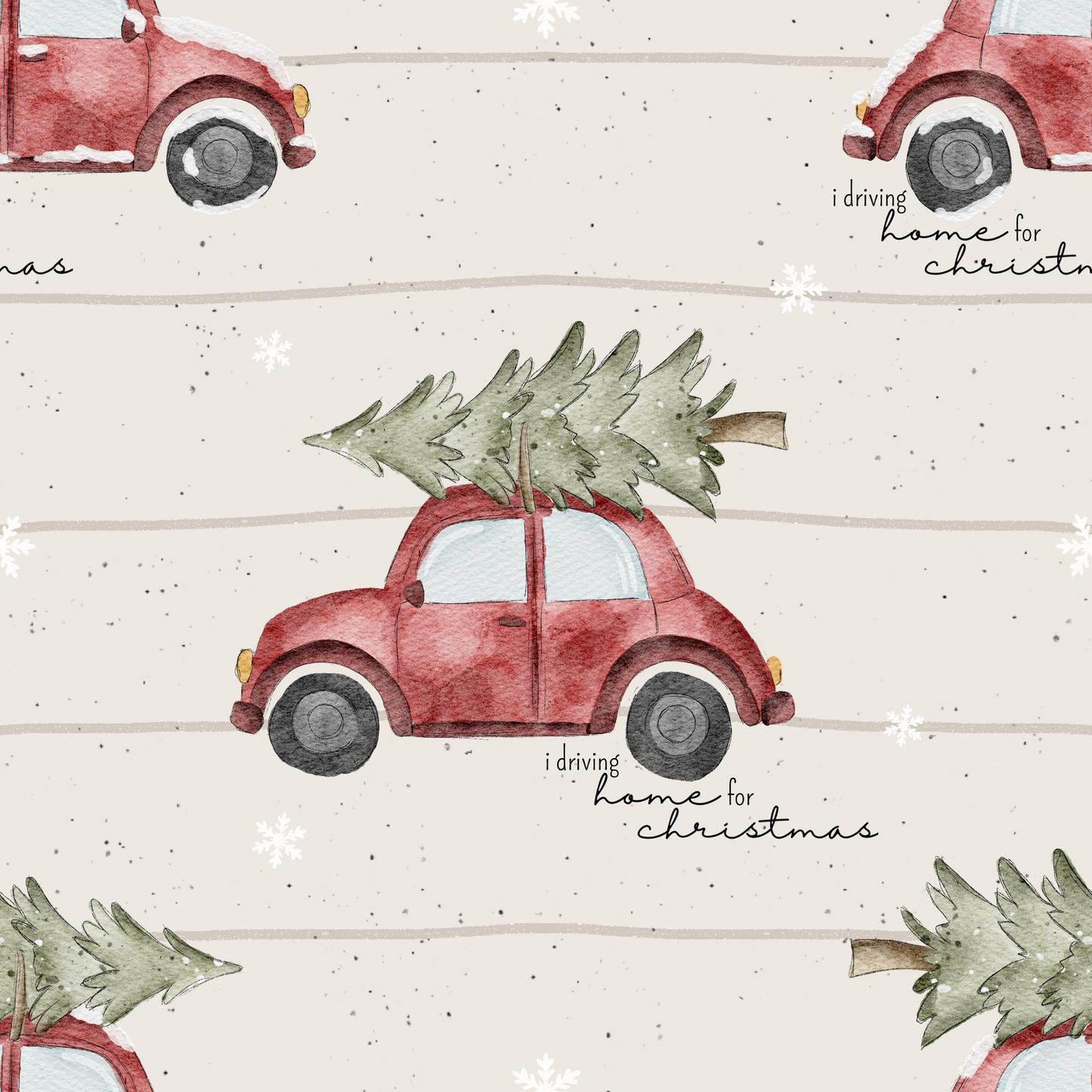 Weihnachtsauto digitales Design