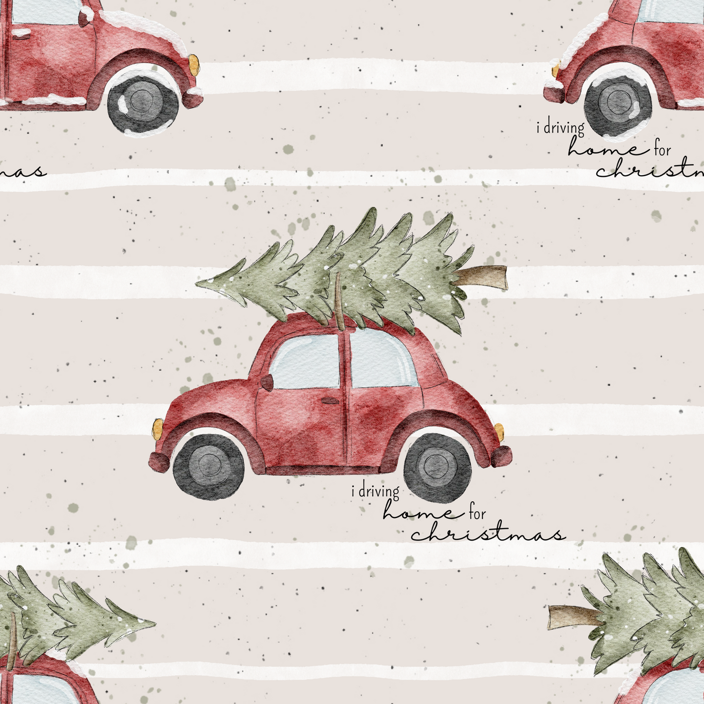 Weihnachtsauto digitales Design