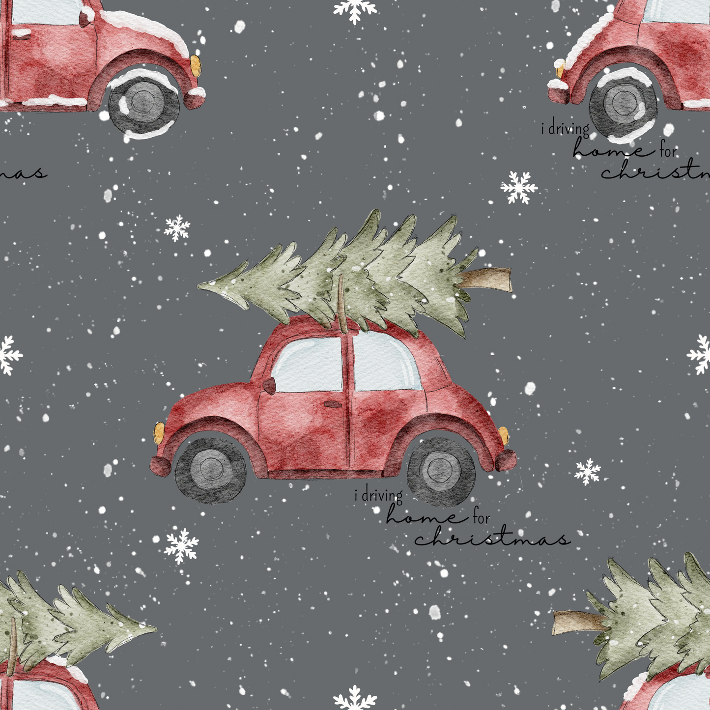 Weihnachtsauto digitales Design