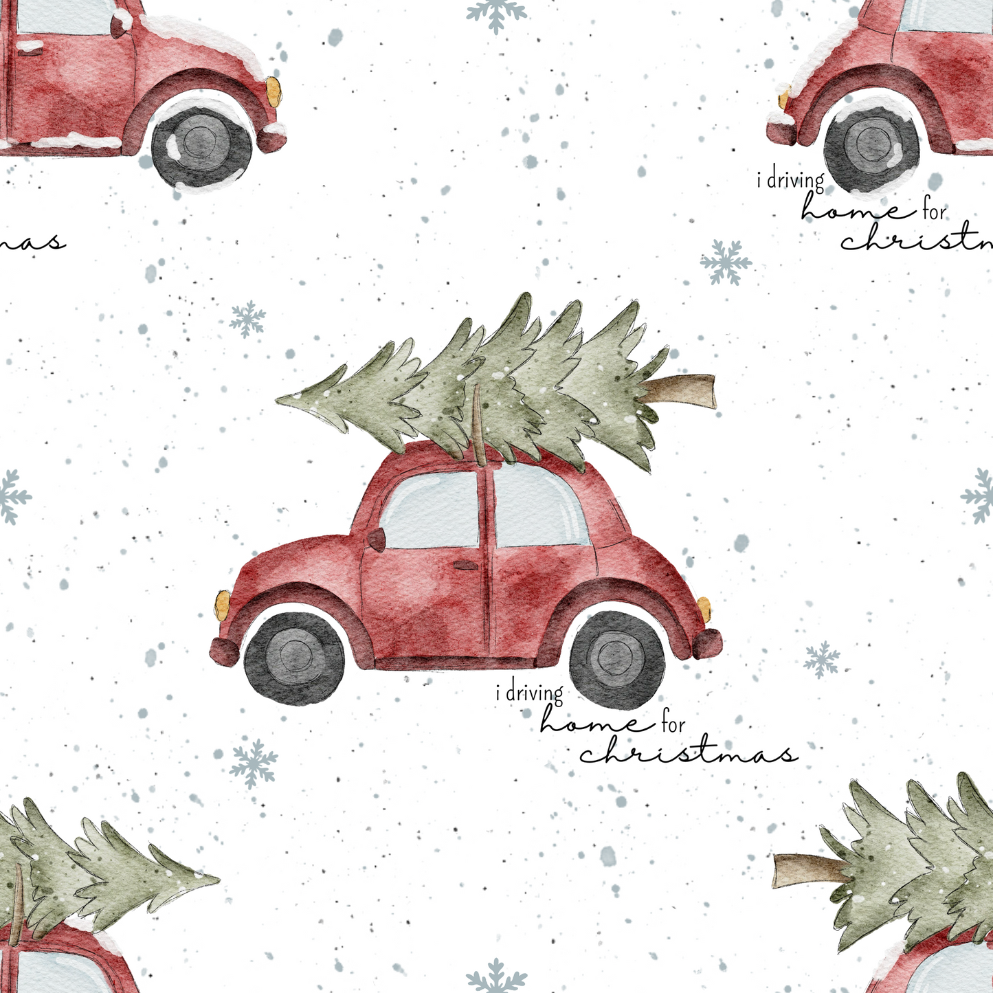 Weihnachtsauto digitales Design