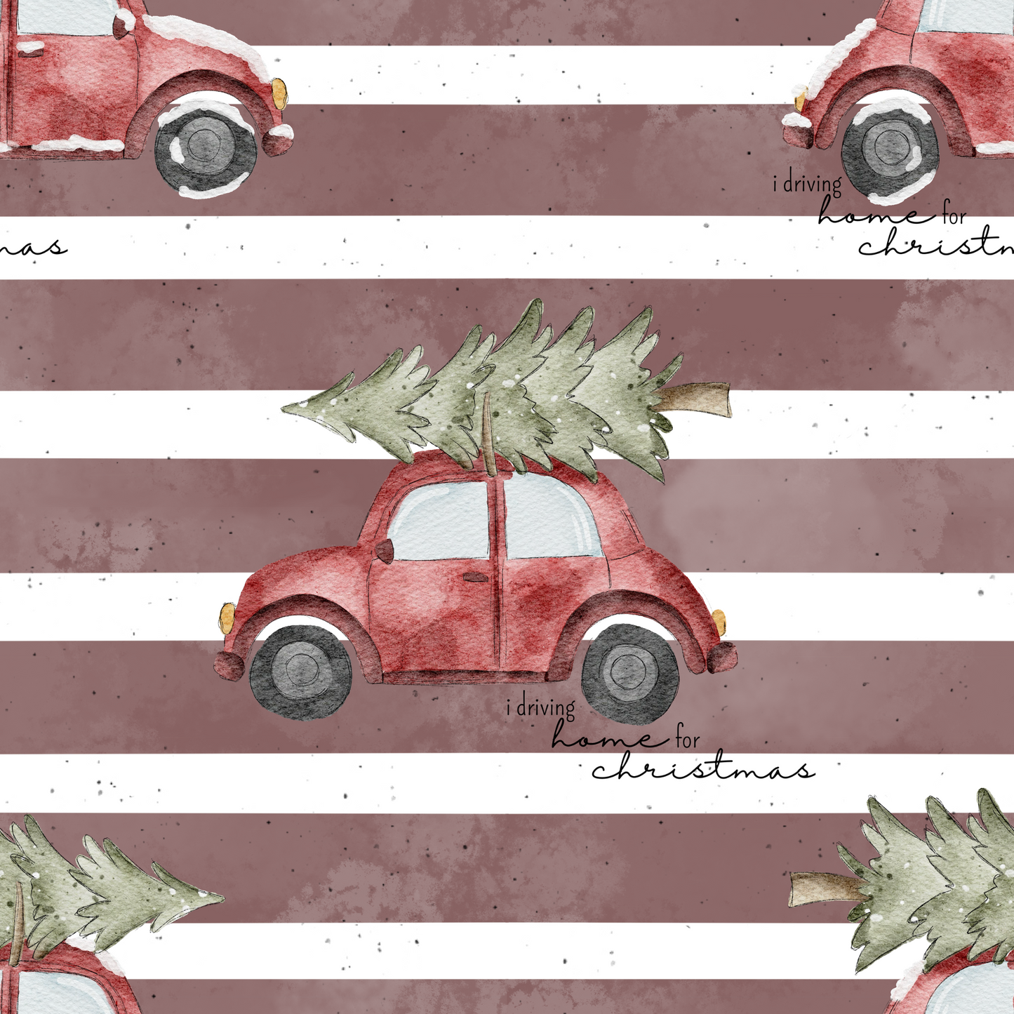 Weihnachtsauto digitales Design